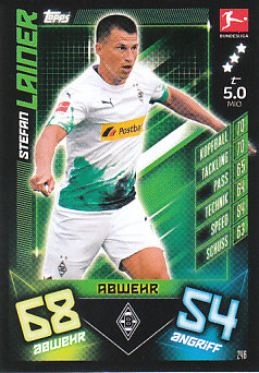 Stefan Lainer Borussia Monchengladbach 2019/20 Topps MA Bundesliga #246